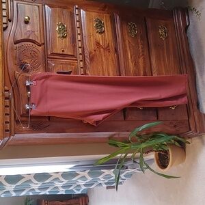 2/$30 Nwt Joe Fresh Active Plus Brown/Rust High Rise Legging